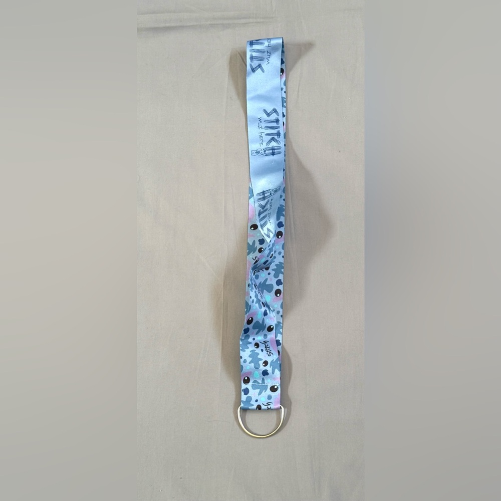 Disney‎ Parks Lilo And Stitch Blue Lanyard